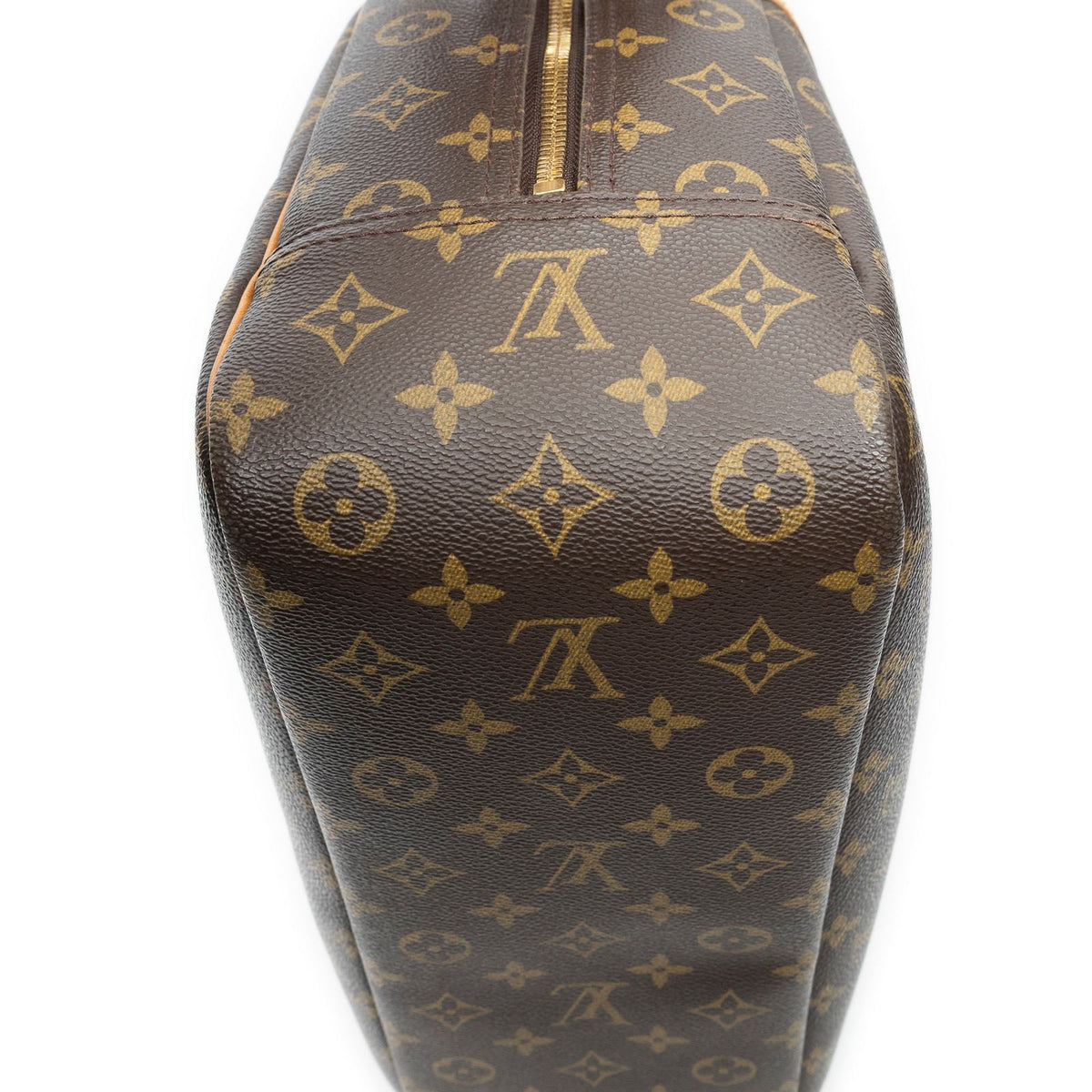 Louis Vuitton Deauville Brown Monogram Canvas Handbag — view 8
