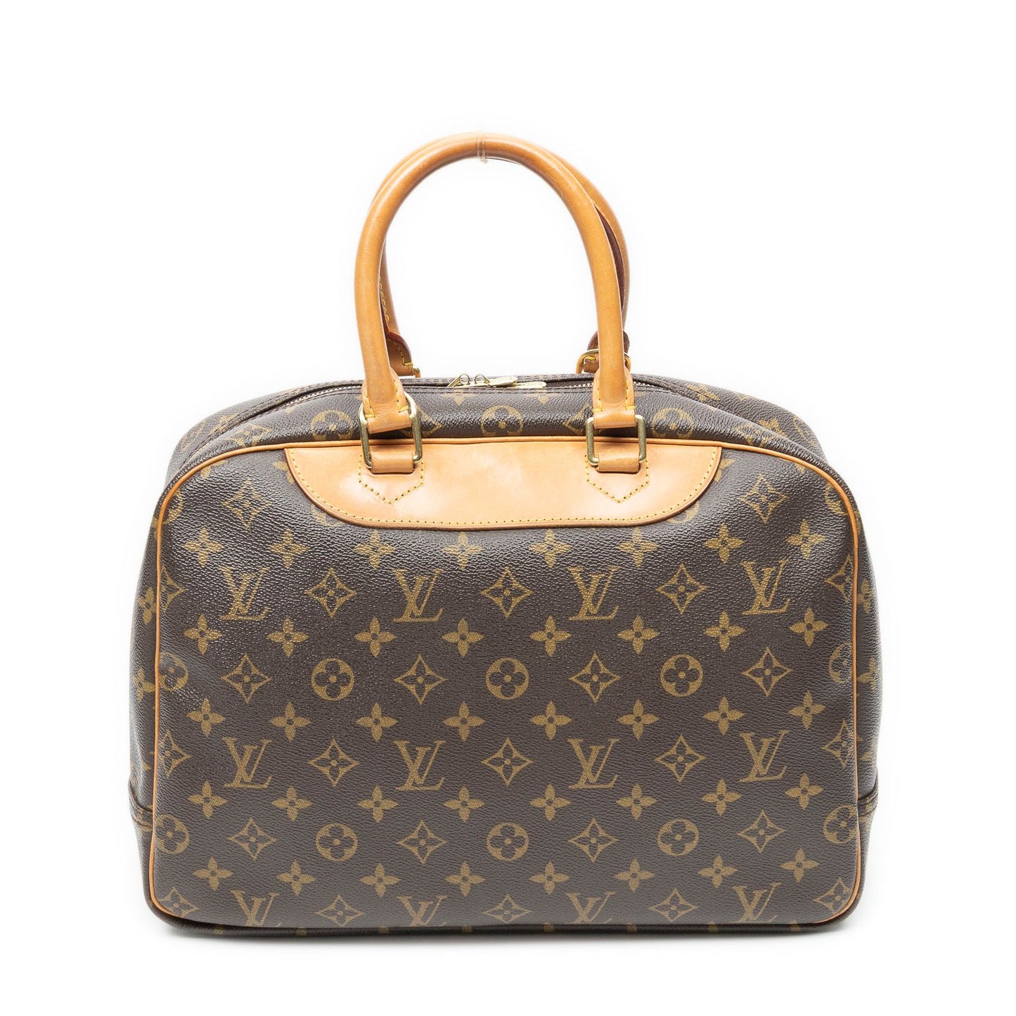 Louis Vuitton Deauville Brown Monogram Canvas Handbag — view 5