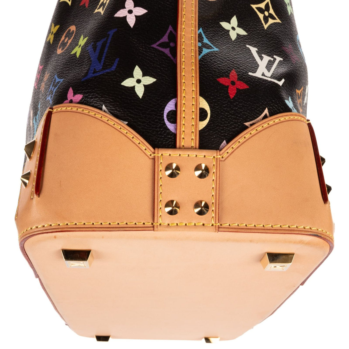 Louis Vuitton Sharleen Black Multicolor Monogram Shoulder Bag — view 7
