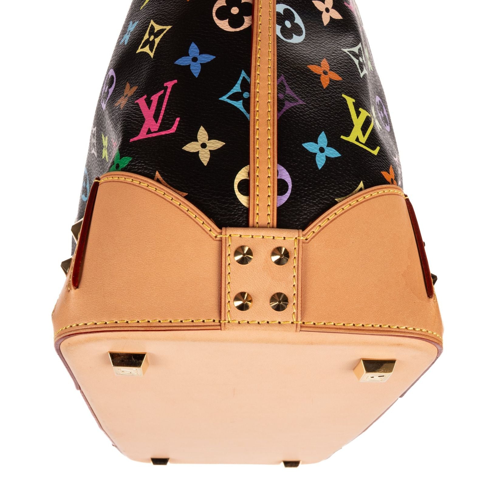 Louis Vuitton Sharleen Black Multicolor Monogram Shoulder Bag — view 8