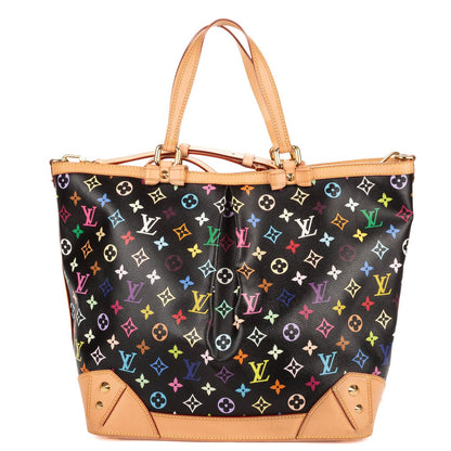 Louis Vuitton Sharleen Black Multicolor Monogram Shoulder Bag