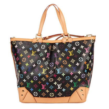 Louis Vuitton Sharleen Black Multicolor Monogram Shoulder Bag — view 5