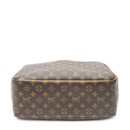 Louis Vuitton Deauville Brown Monogram Canvas Handbag — view 6