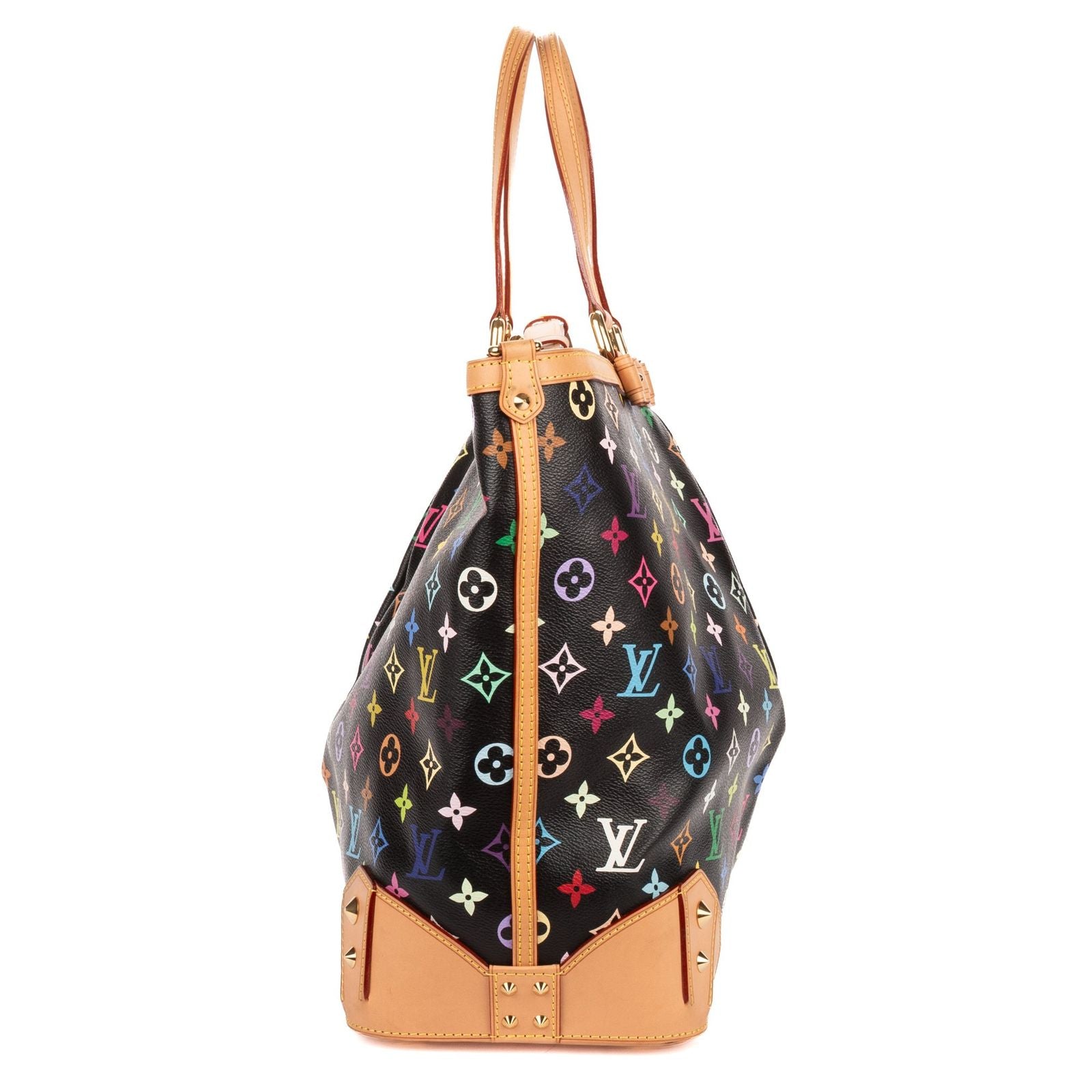 Louis Vuitton Sharleen Black Multicolor Monogram Shoulder Bag — view 3