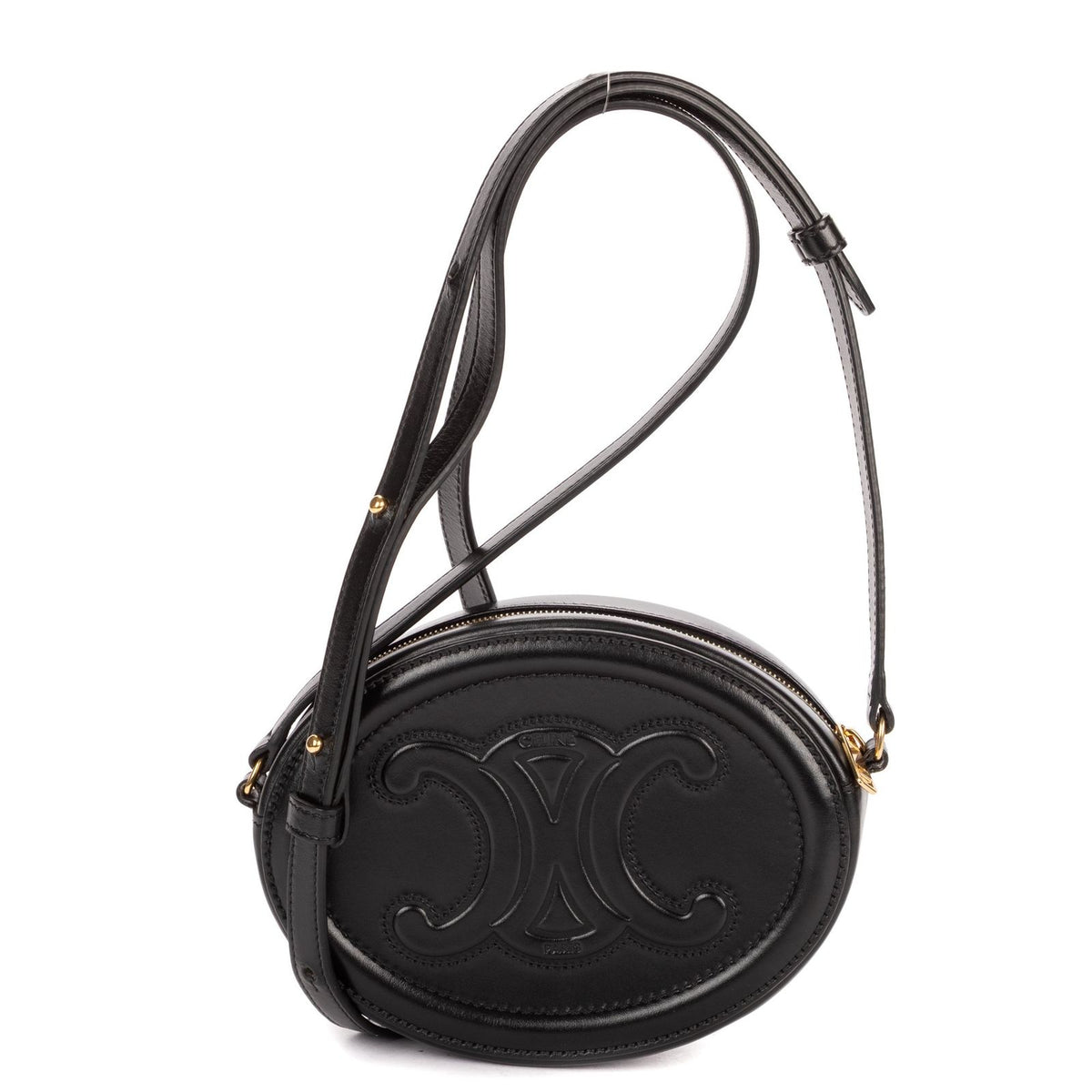 Celine Oval Crossbody Black Smooth Calfskin — view 5
