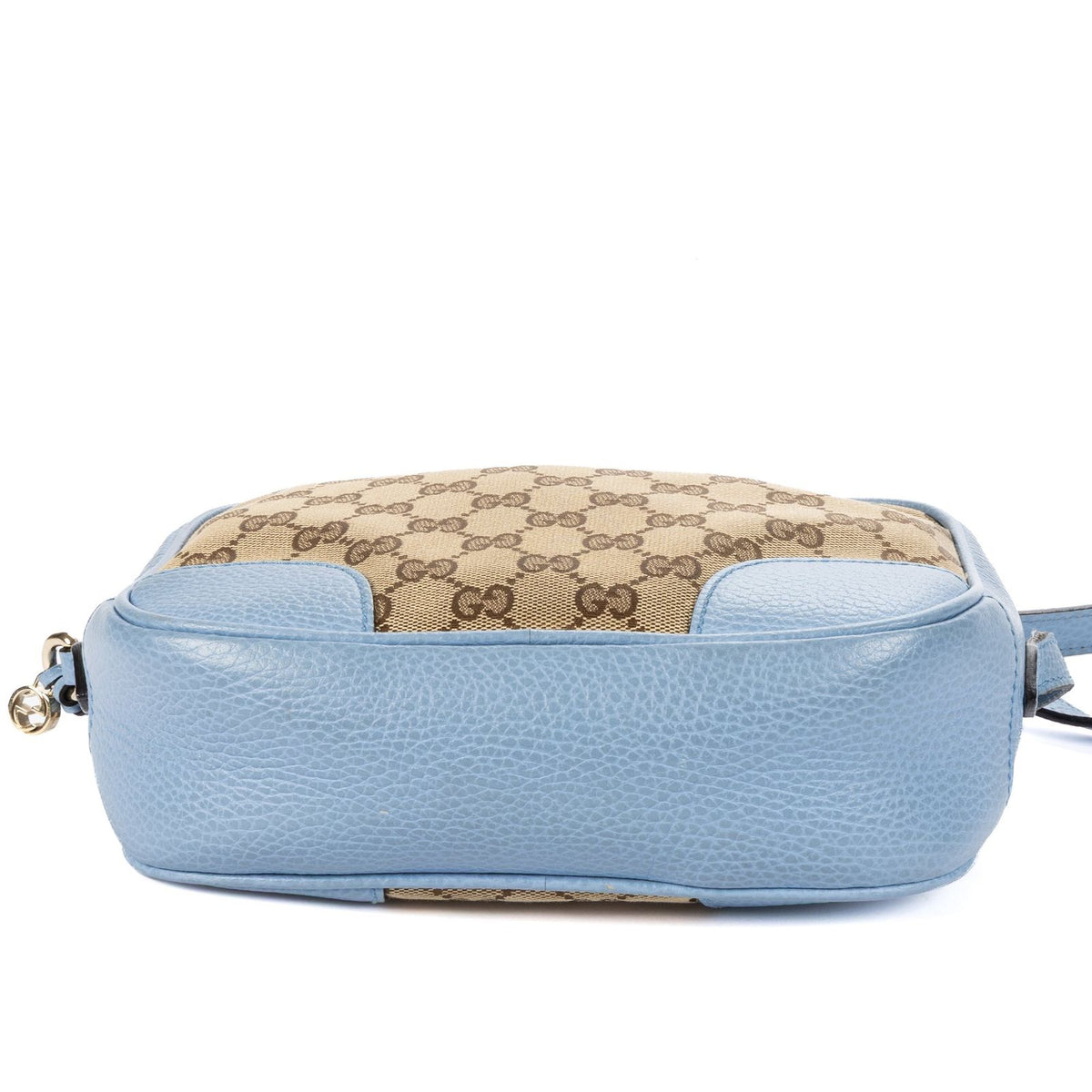 Gucci Bree Cross Belt Bag Beige Blue GG Canvas — view 6