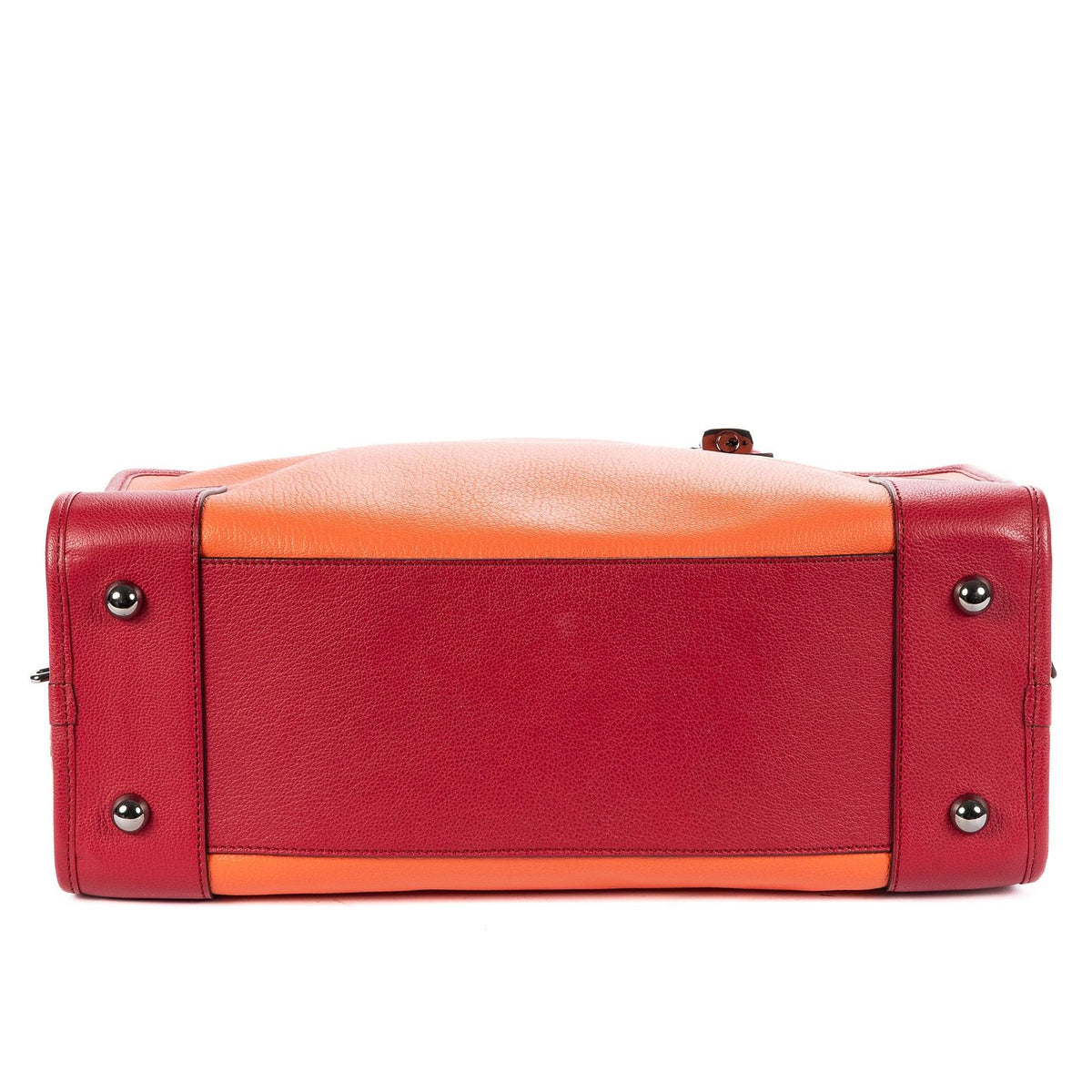 Loewe Amazona Orange Pink Goatskin Leather Shoulder Bag — view 6