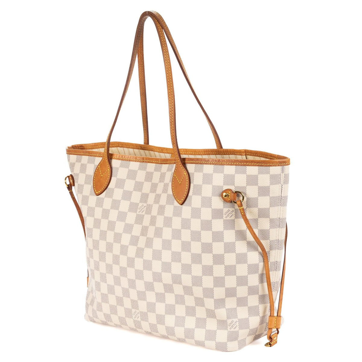 Louis Vuitton Neverfull Ivory Damier Azur — view 2