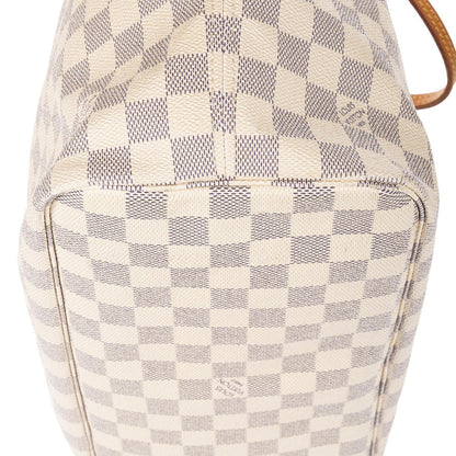 Louis Vuitton Neverfull Ivory Damier Azur — view 8