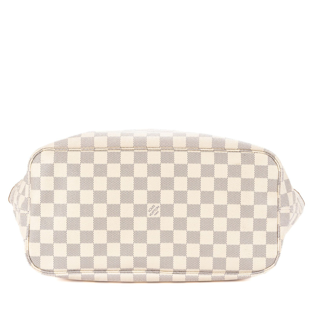 Louis Vuitton Neverfull Ivory Damier Azur — view 6
