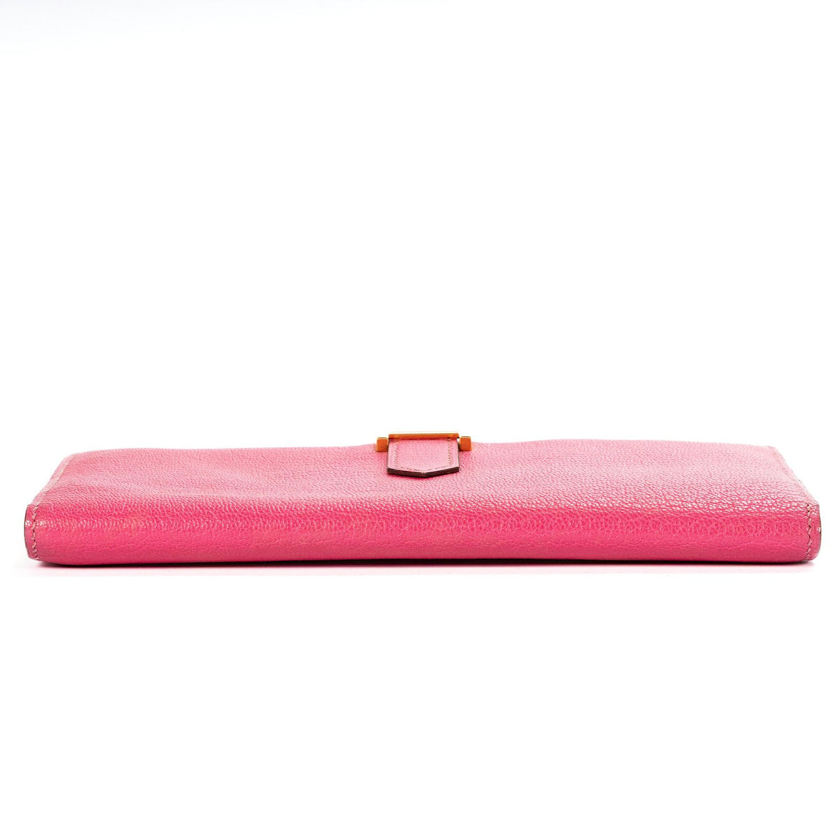 Hermes Bearn Wallet Pink Epsom Leather — view 6