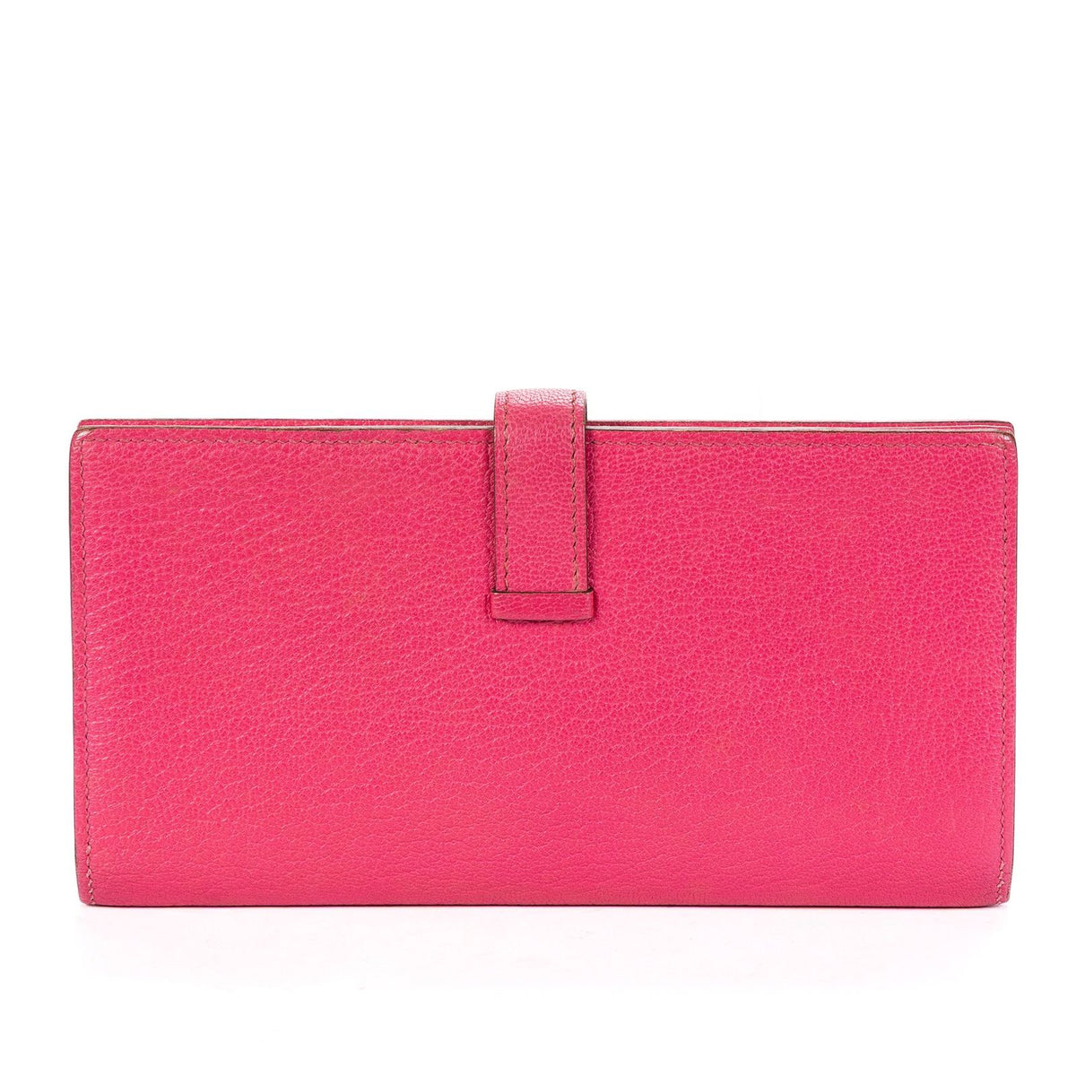 Hermes Bearn Wallet Pink Epsom Leather — view 5