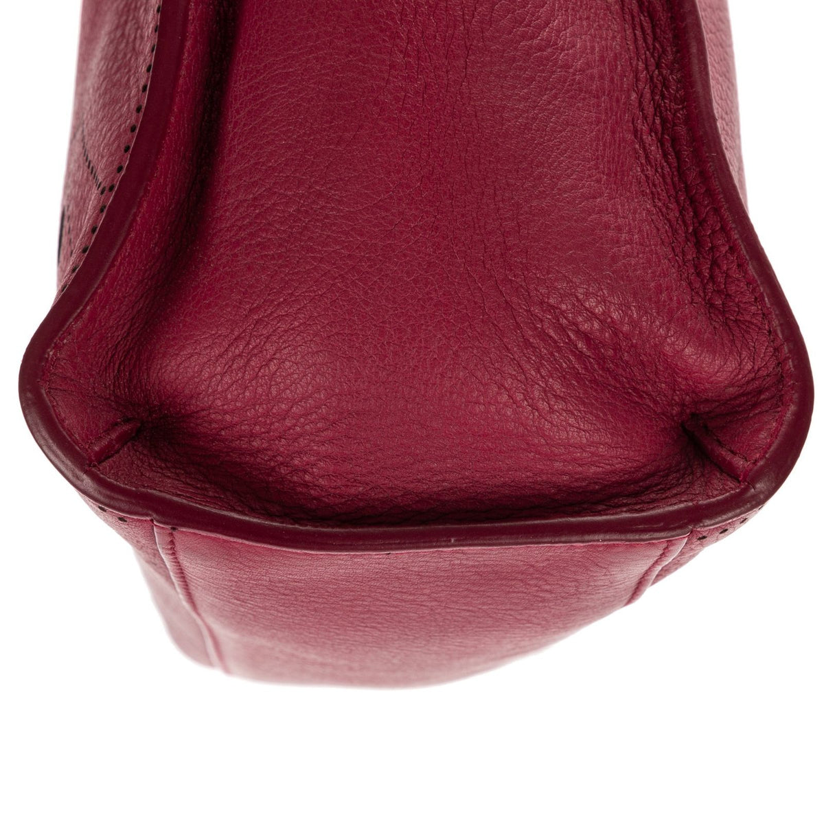 Balenciaga Blackout City Bagdark Pink Ruffle Calfskin Leather Shoulder Bag — view 8