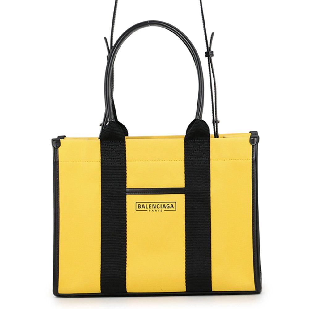 Balenciaga Handbag Canvas Leather 2-Way Shoulder Black