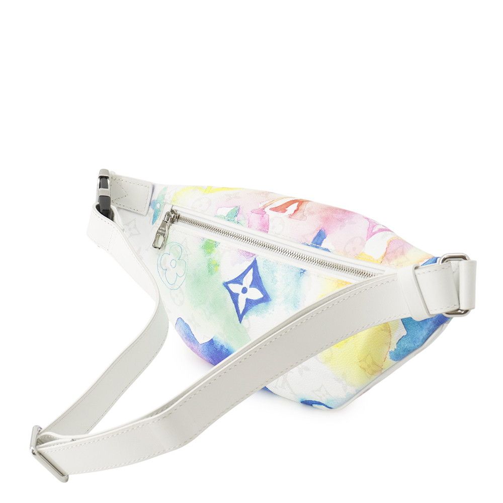 Louis Vuitton Belt Bag Monogram Water Color Discovery PM White — view 2