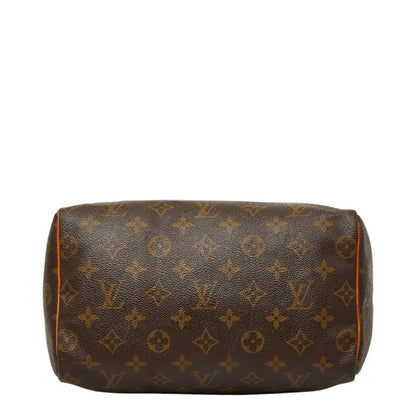 Louis Vuitton Monogram Speedy 25 Mini Boston Bag Brown Leather — view 3