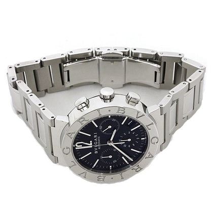 Bvlgari Watch Date Chronograph BB 38 Ssch Black Dial Automatic — view 3