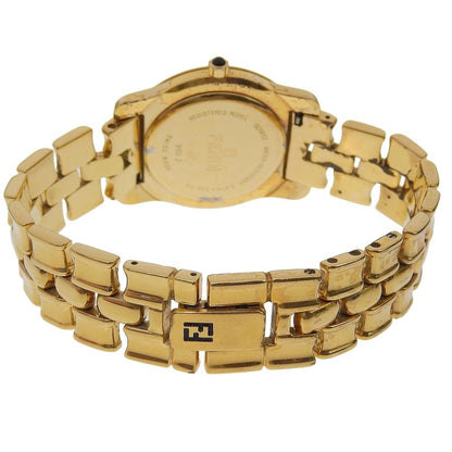 Fendi Gold Plated Quartz Analog Display Boys Ivory Dial Watch — view 5