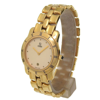 Fendi Gold Plated Quartz Analog Display Boys Ivory Dial Watch — view 2