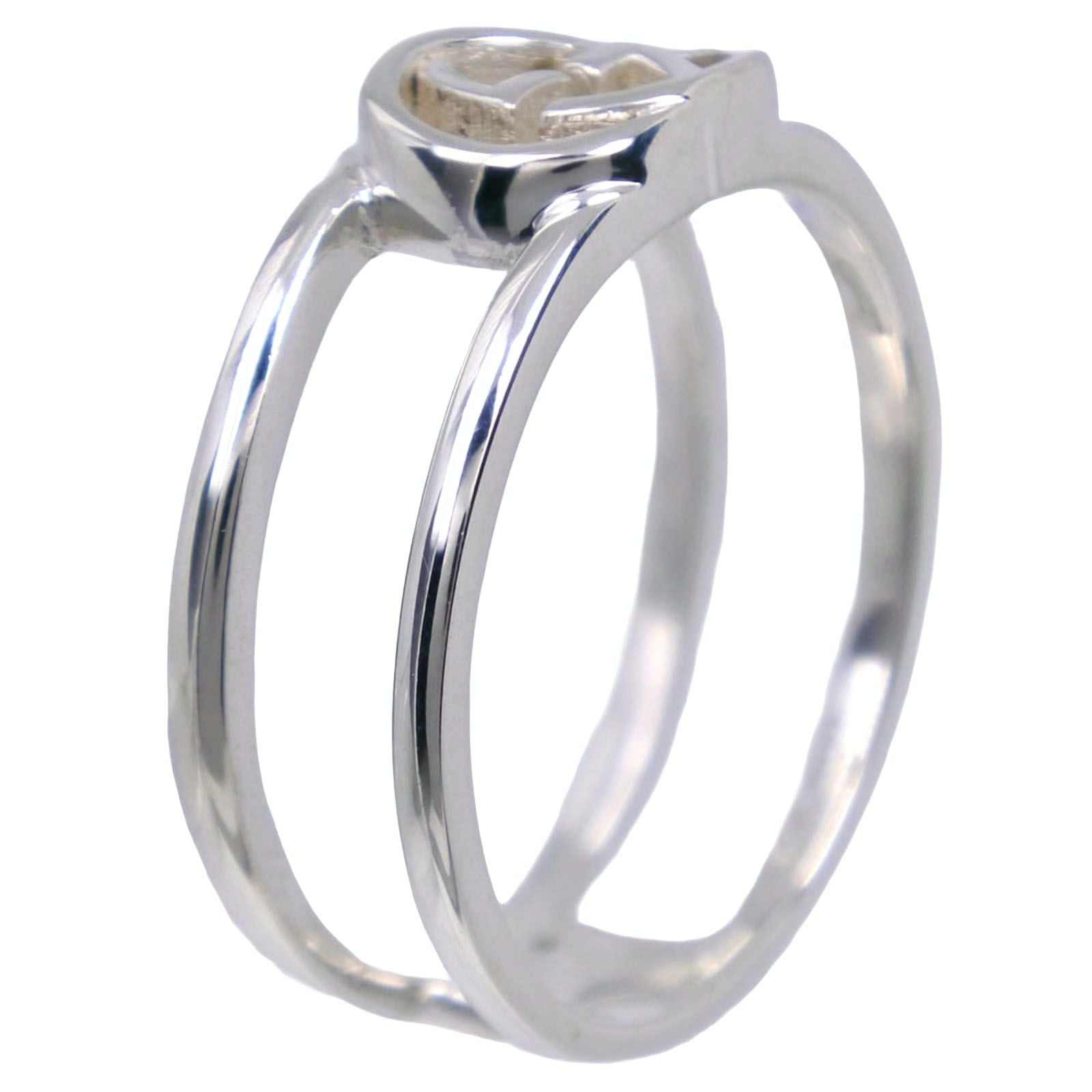 Gucci Interlocking G 925 Sterling Silver Ring — view 3