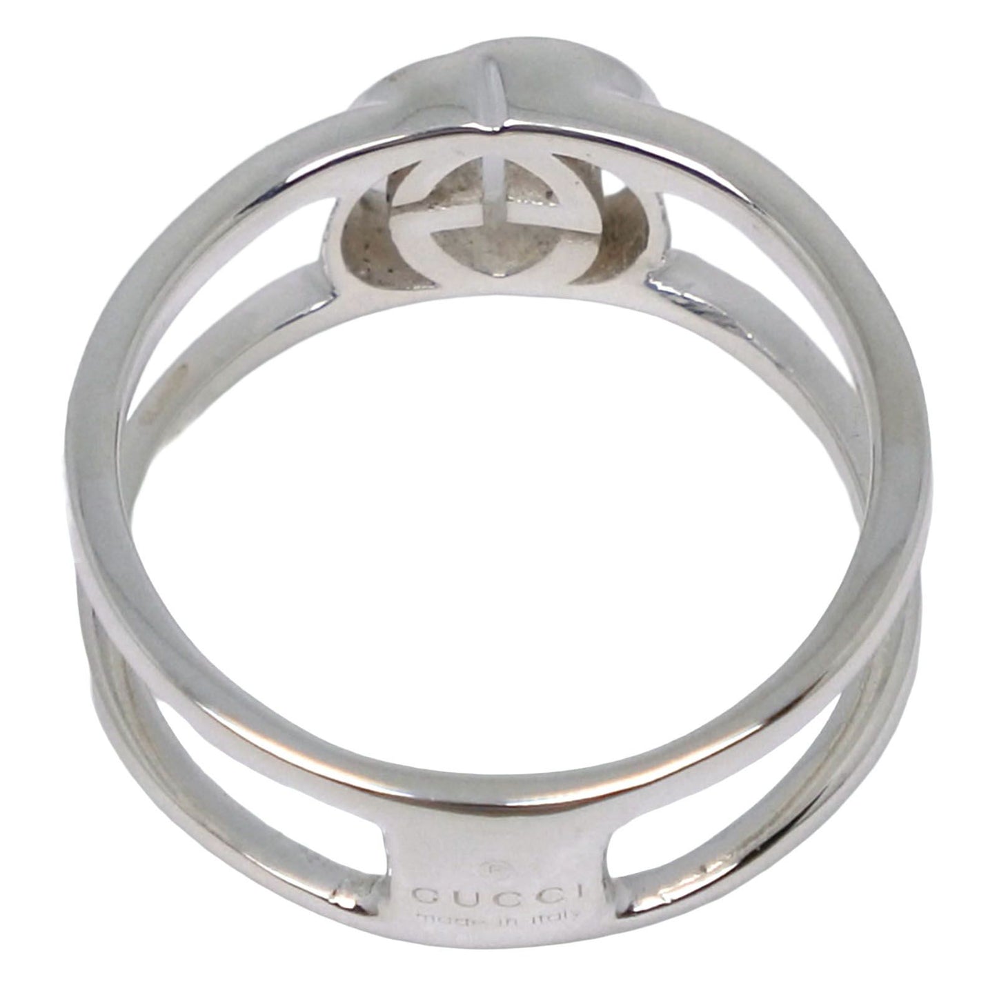 Gucci Interlocking G 925 Sterling Silver Ring — view 4