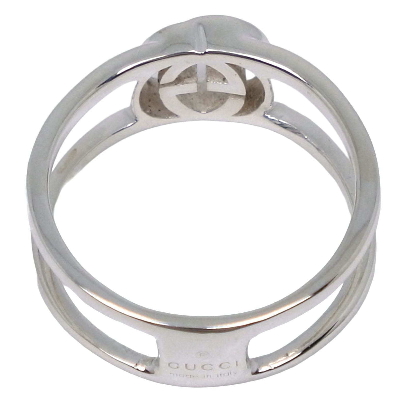 Gucci Interlocking G 925 Sterling Silver Ring — view 4