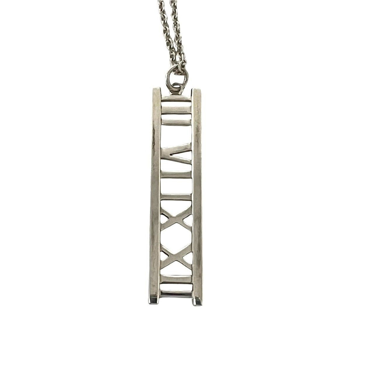 Tiffany & Co Vintage Atlas Bar Necklace 925 Sterling Silver — view 4