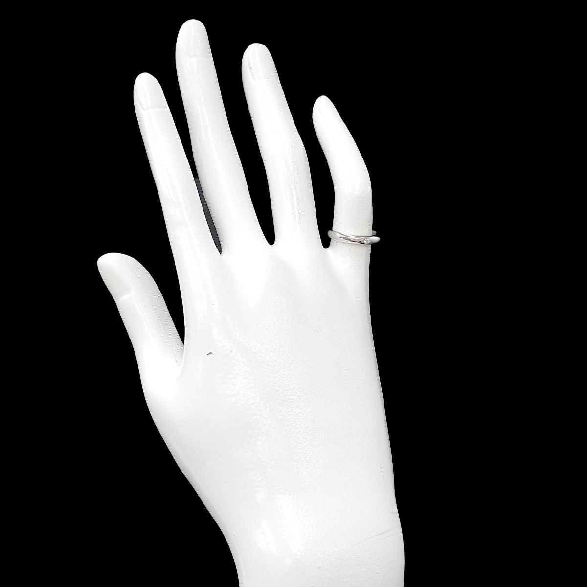 Tiffany & Co Stacking Band No Ring Diamond Platinum — view 7