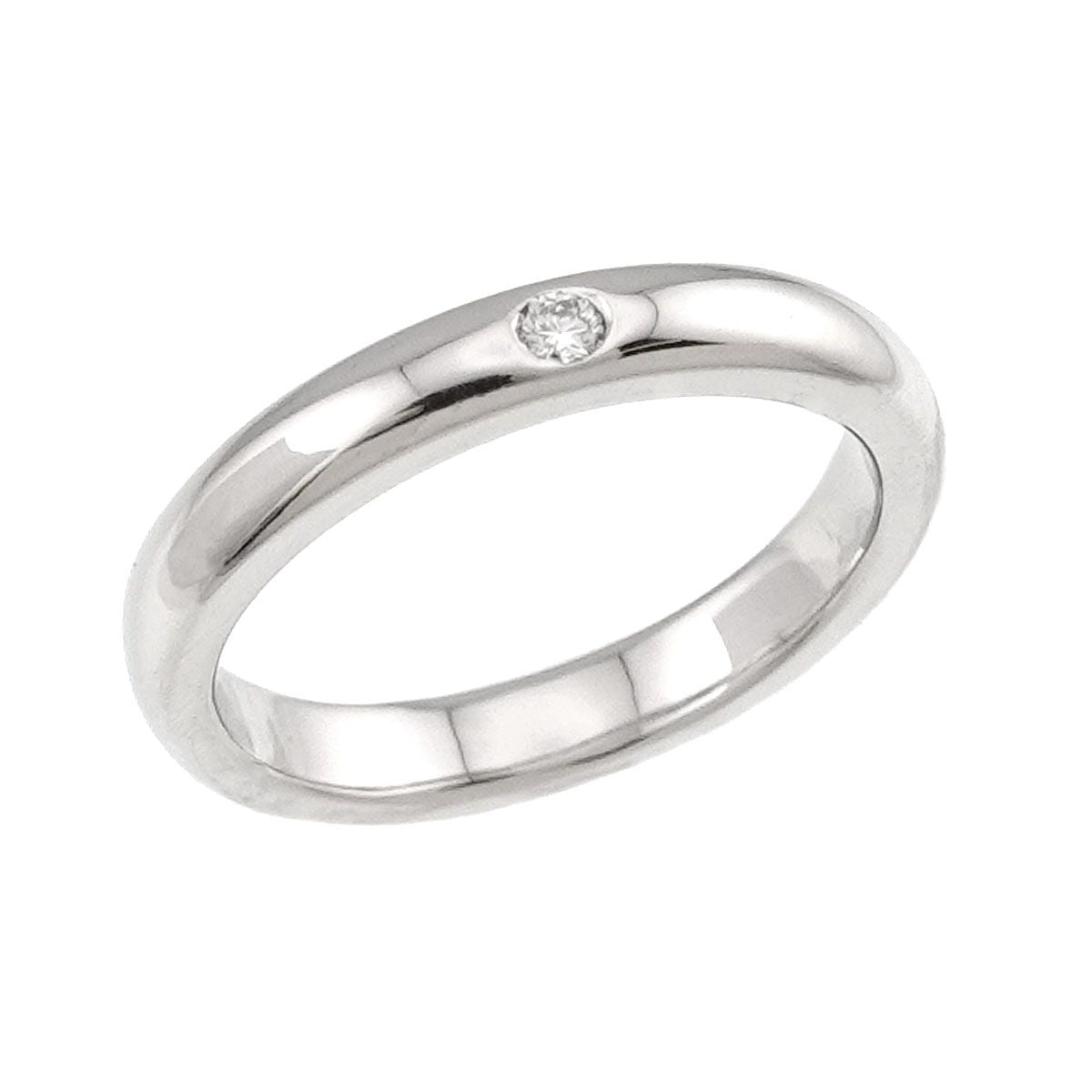 Tiffany & Co Stacking Band No Ring Diamond Platinum — view 5