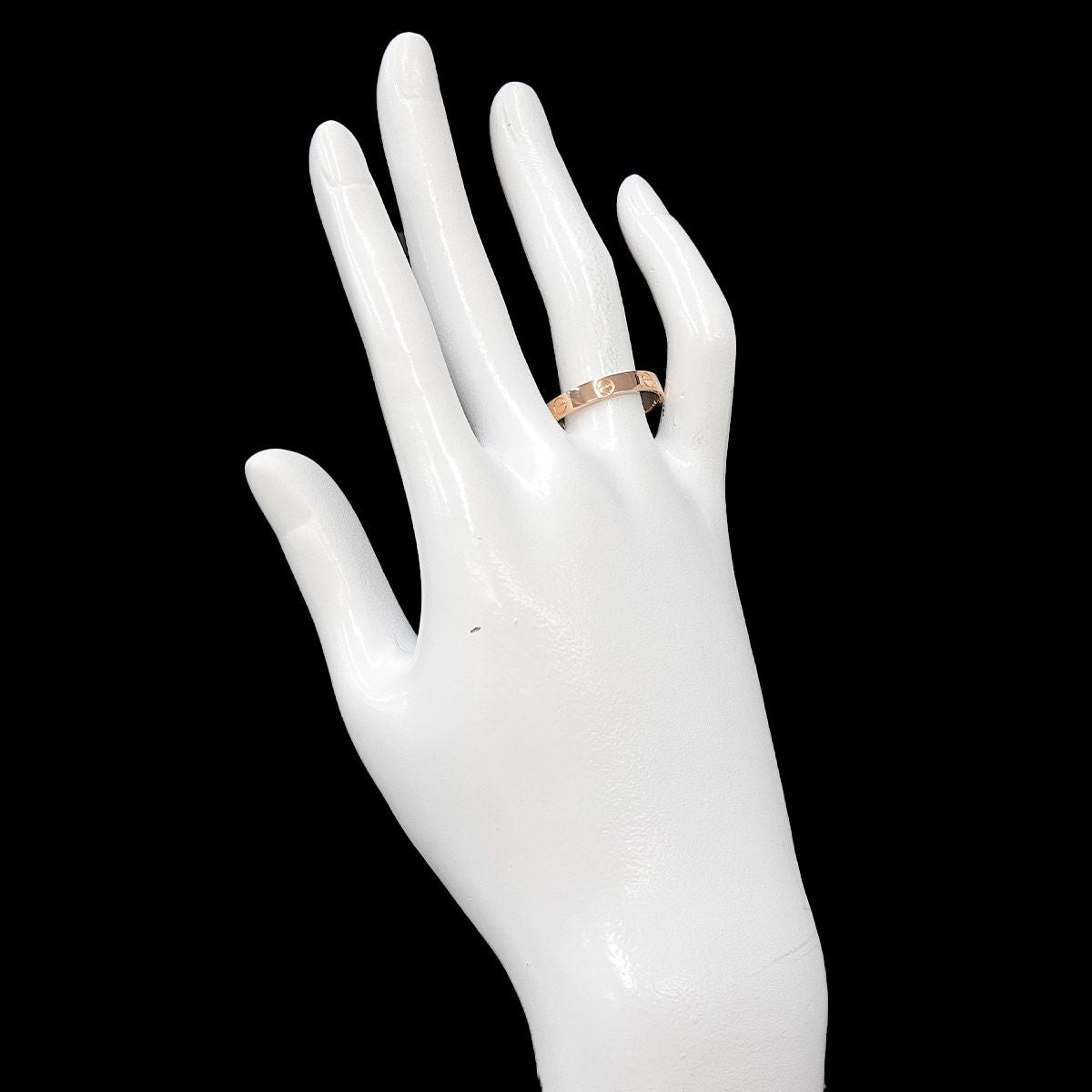 Cartier Mini Love 63 Ring 18K Pink Gold — view 6