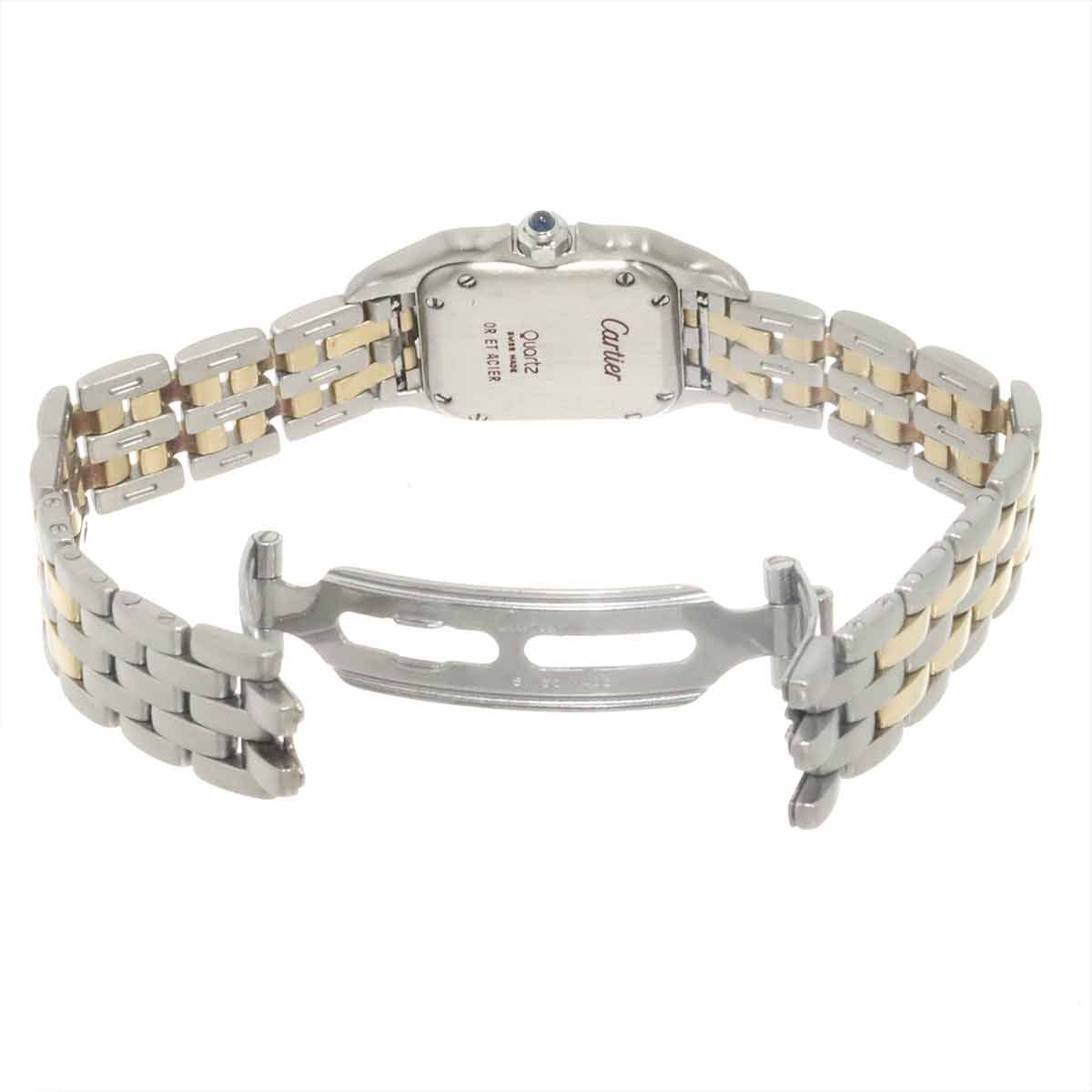 Cartier Panthere SM 2 Row Combination Watch Ivory Yellow Gold Quartz Panthere — view 4
