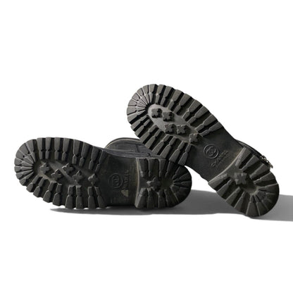 Chanel Engineer Boots CC Logo Black Leather — view 8