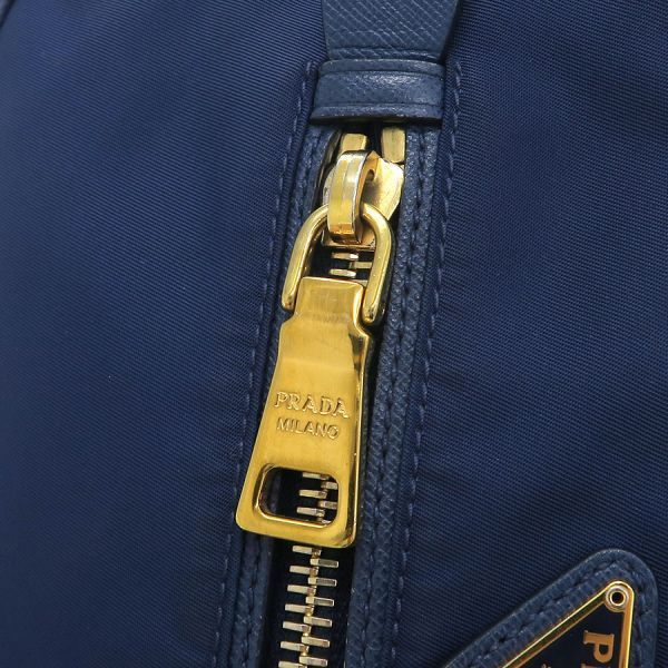 Prada Nylon Wallet Blue — view 6