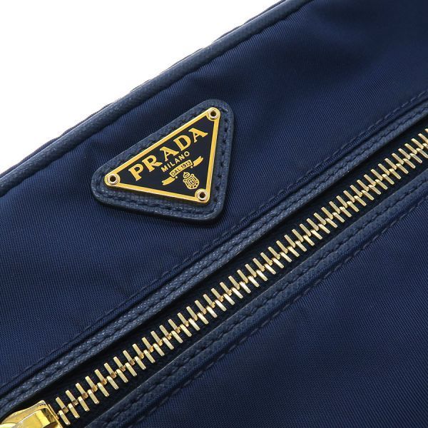 Prada Nylon Wallet Blue — view 8