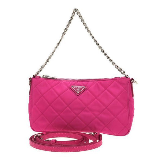 Prada Nylon Quilted 2-Way Wallet