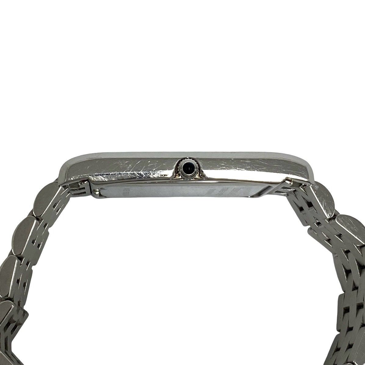 Tiffany & Co Rectangular Stainless Steel Quartz Watch Wrist Silver — view 6