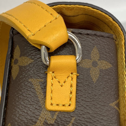 Louis Vuitton Shoulder Bag Monogram Macassar Steamer Wearable Wallet Brown — view 8