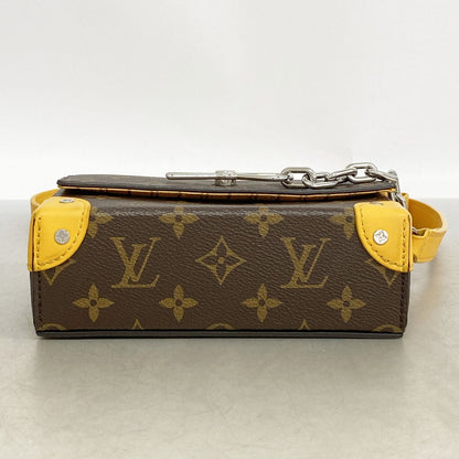 Louis Vuitton Shoulder Bag Monogram Macassar Steamer Wearable Wallet Brown — view 3