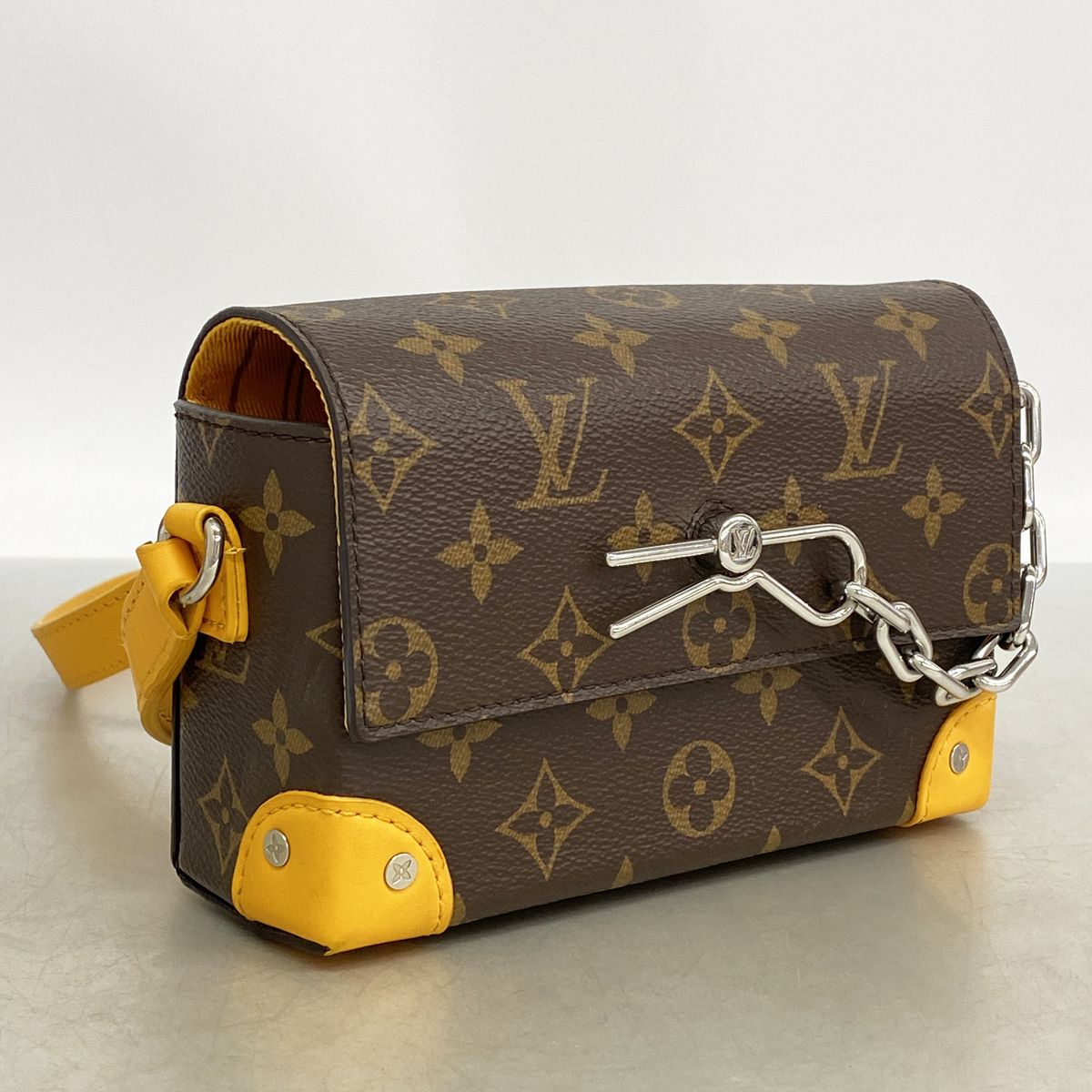 Louis Vuitton Shoulder Bag Monogram Macassar Steamer Wearable Wallet Brown — view 2