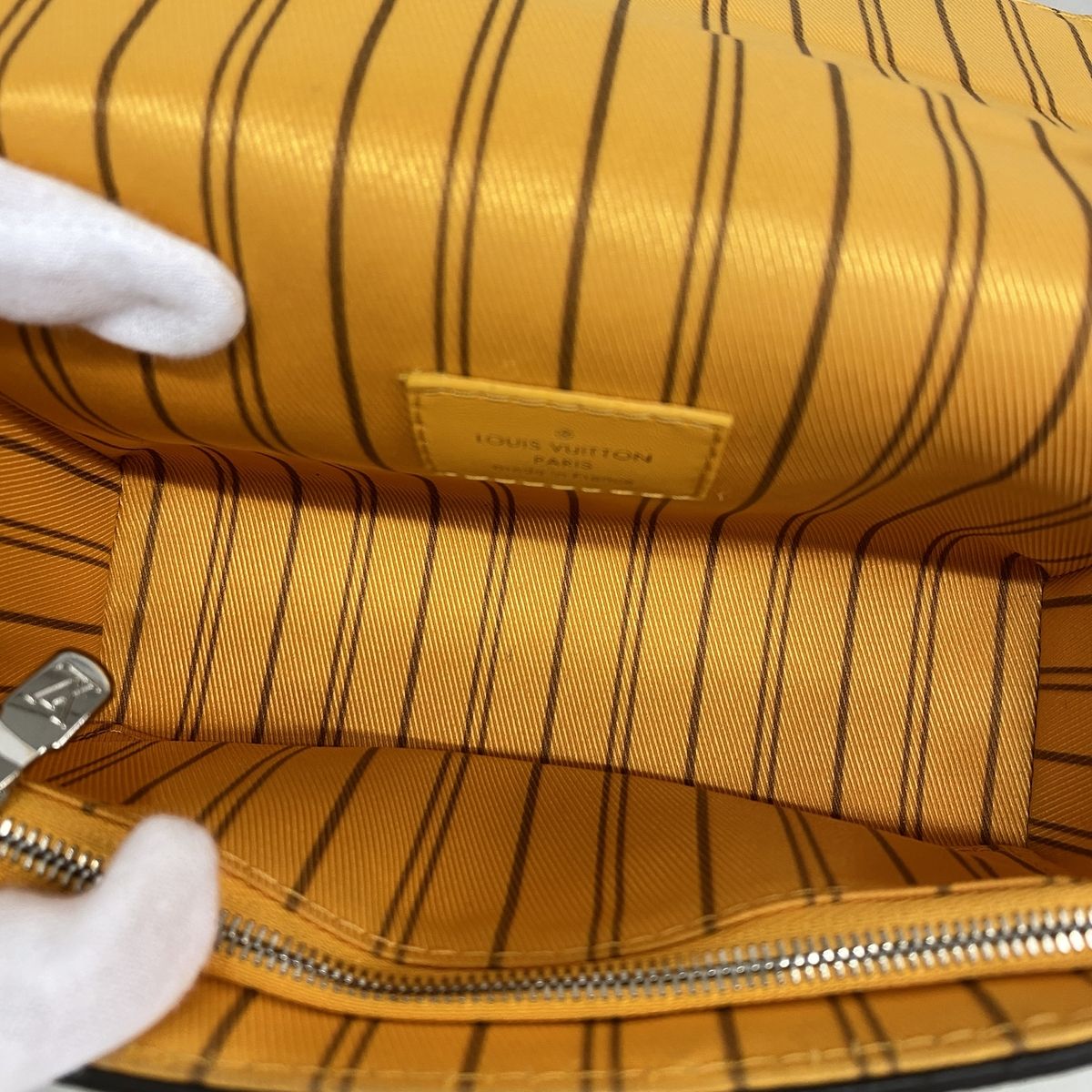 Louis Vuitton Shoulder Bag Monogram Macassar Steamer Wearable Wallet Brown — view 4