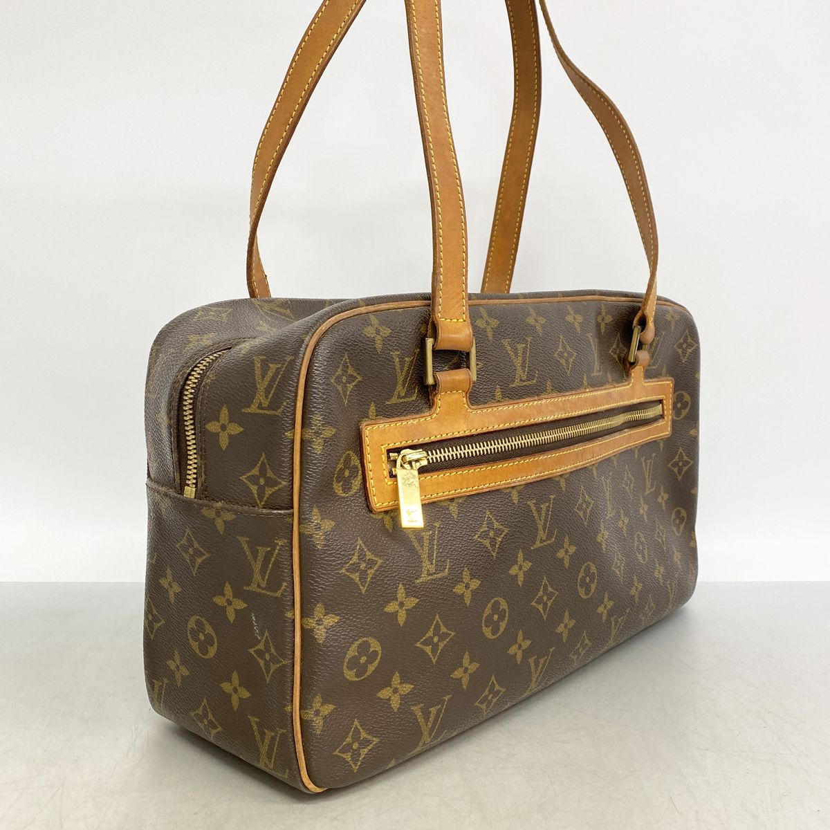 Louis Vuitton Shoulder Bag Monogram Cite GM Brown — view 2