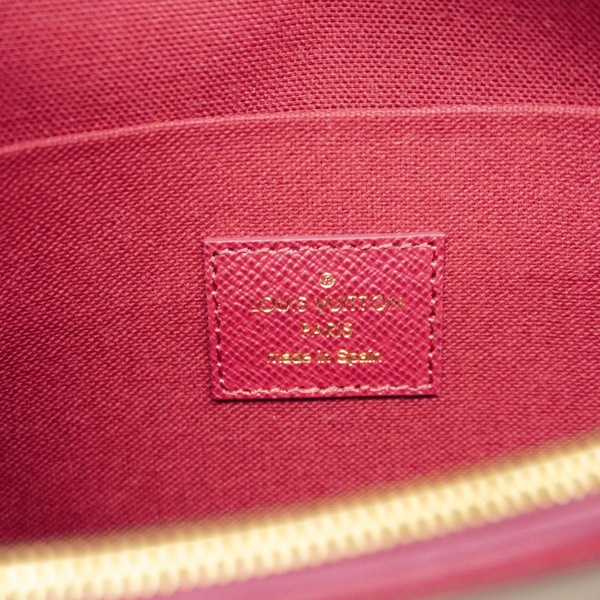 Louis Vuitton Wallet on Chain Monogram Pochette Felicie Fuchsia Shoulder Bag — view 5