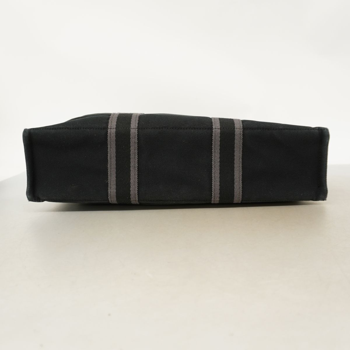 Hermes Tote Bag Fourre Tout MM Canvas Black Silver — view 3