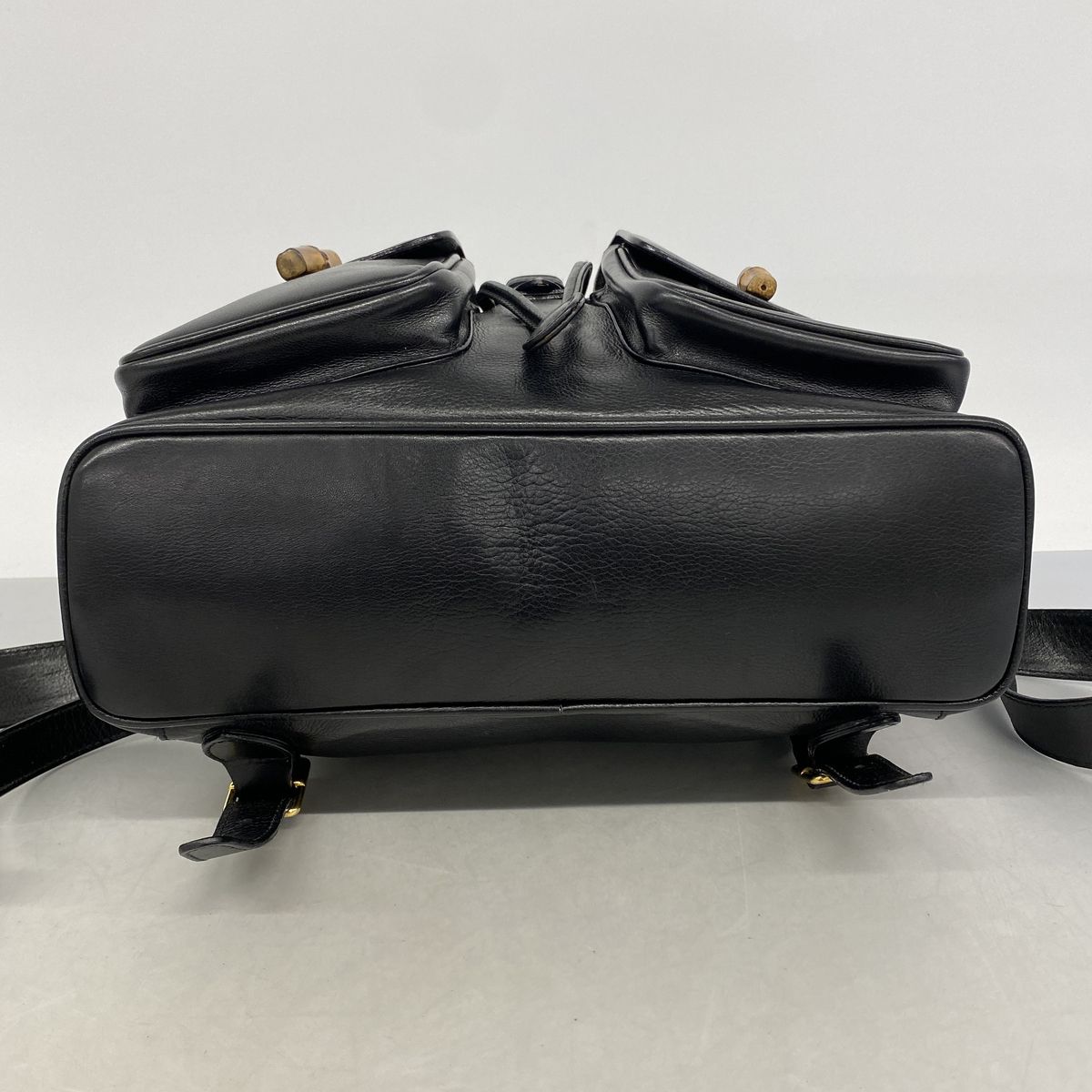 Gucci Backpack Bamboo 003 Leather Black Gold — view 3