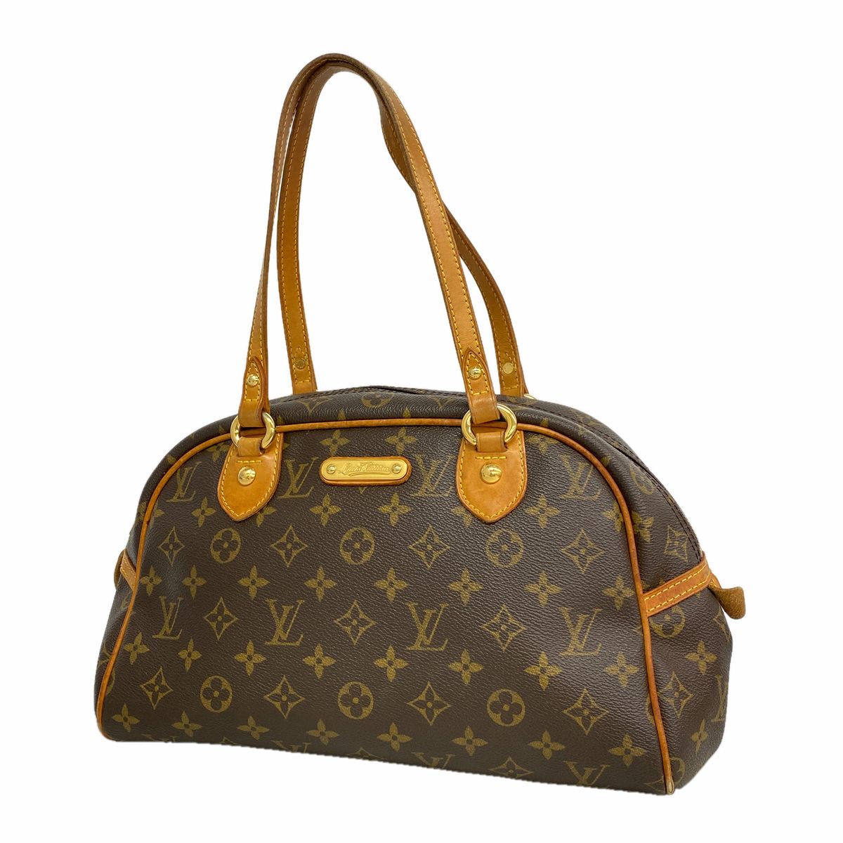 Louis Vuitton Shoulder Bag Monogram Montorgueil PM Brown