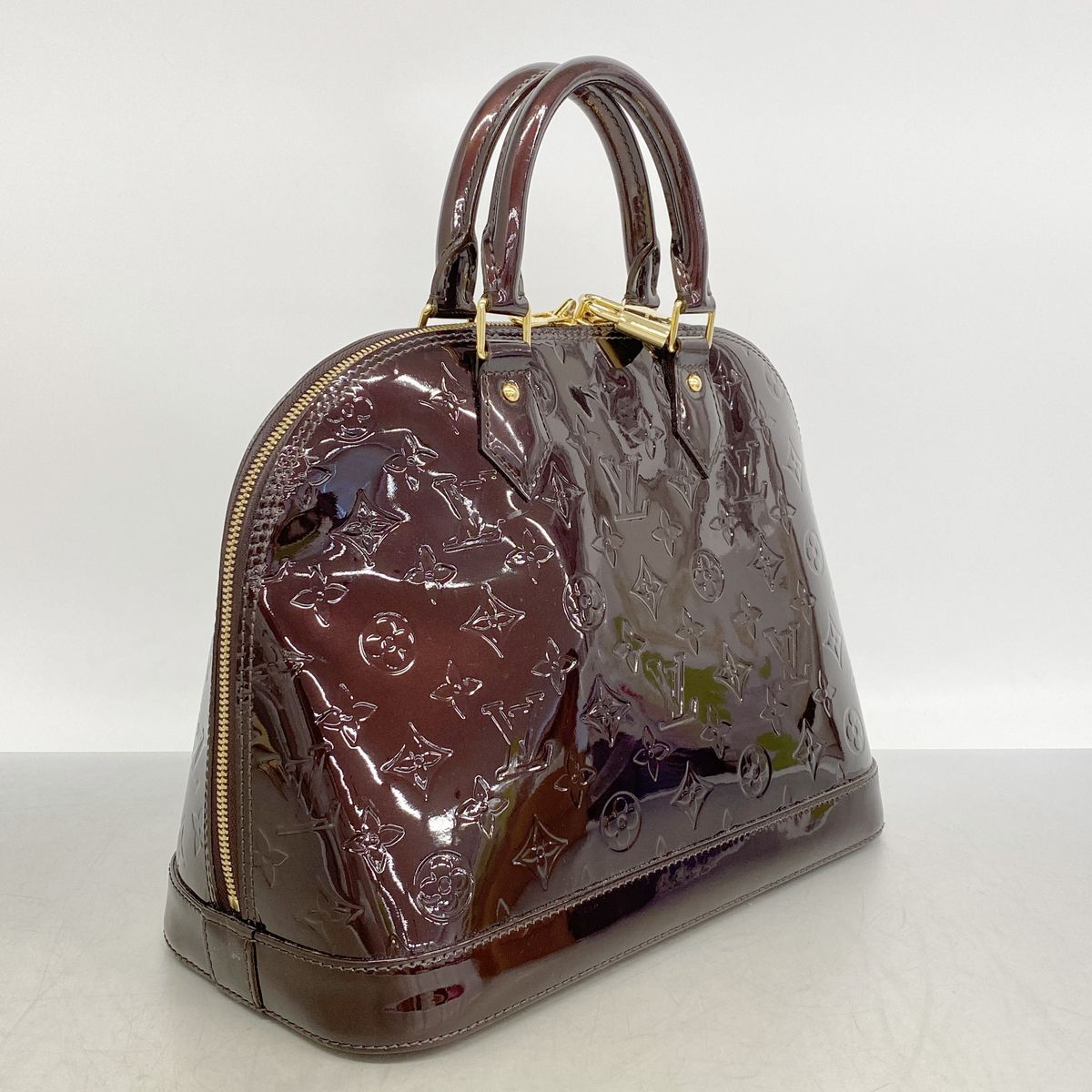 Louis Vuitton Handbag Vernis Alma GM Amaranto — view 2