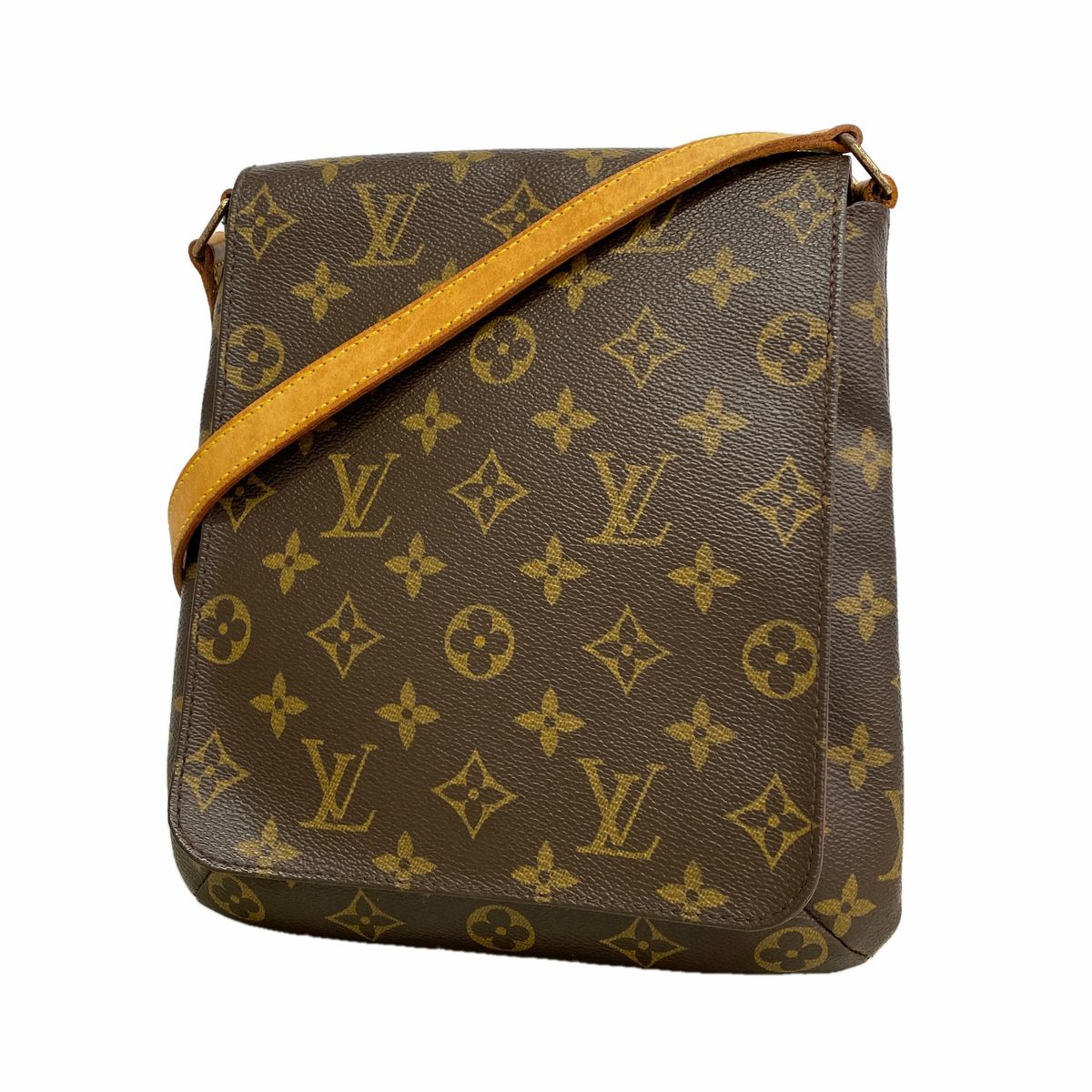 Louis Vuitton Shoulder Bag Monogram Musette Salsa Long Strap Brown