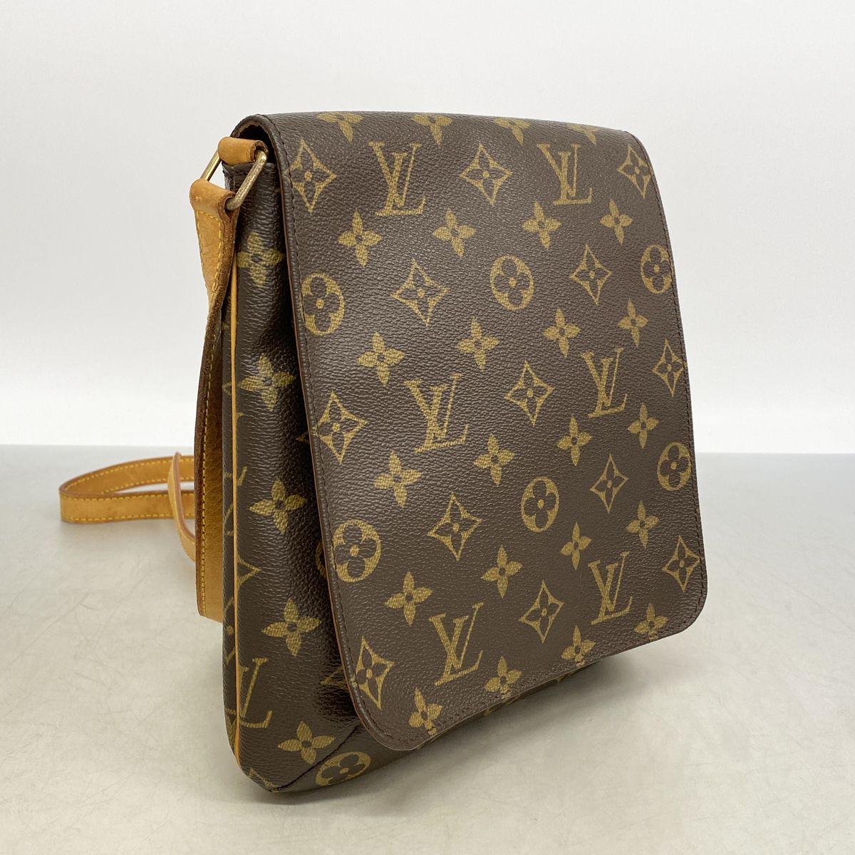 Louis Vuitton Shoulder Bag Monogram Musette Salsa Long Strap Brown — view 2