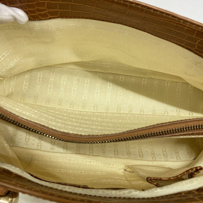 Celine Handbag Boogie Bag Leather Beige Brown Champagne Gold — view 4