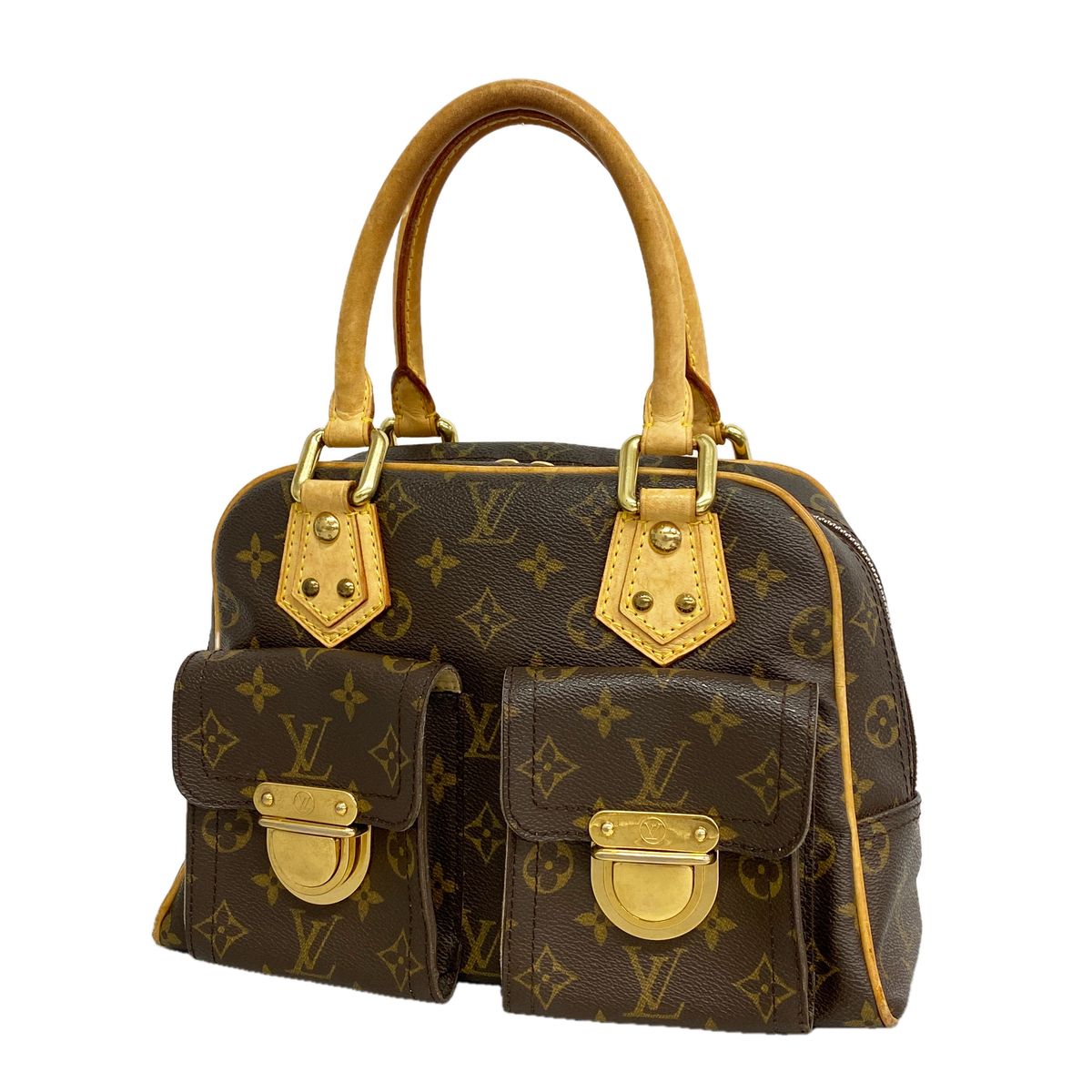Louis Vuitton Handbag Monogram Manhattan PM Brown